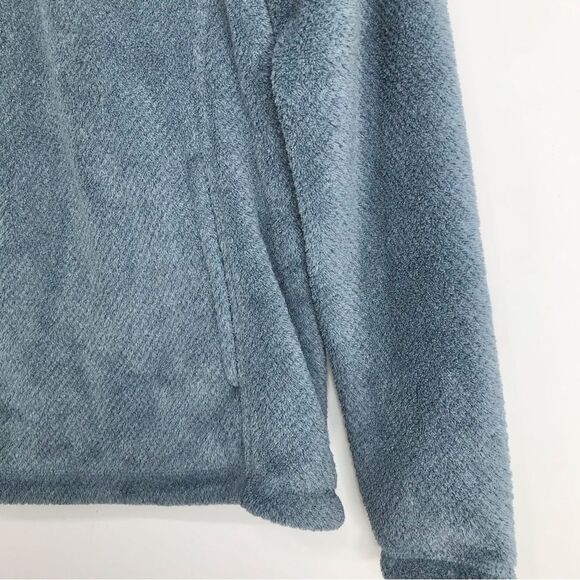Patagonia Re-Tool Light Blue Navy Snap T Synchilla Pullover Fleece - Picture 9 of 16